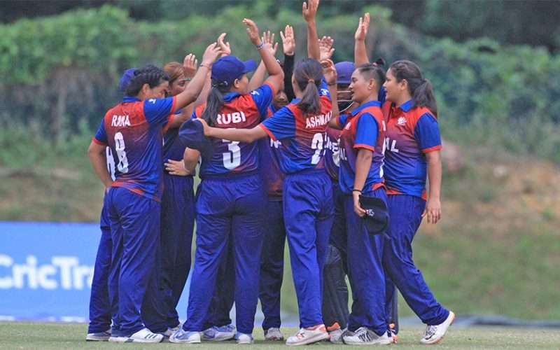 एसिसी महिला एसिया कप क्रिकेट, नेपाल ९ विकेटले पराजित