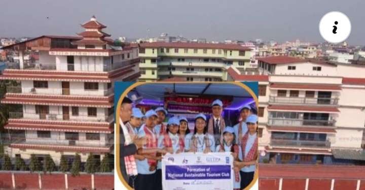 न्युट्न्स एजुकेशन एकाडेमी द बेष्ट टुरिजम क्लब अवार्ड  बाट सम्मानित