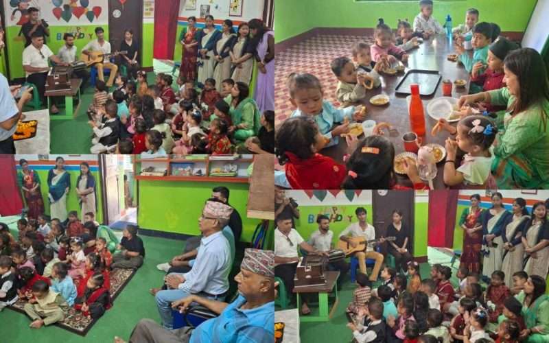 सांस्कृतिक चाडपर्वका महत्त्व र विशेषताहरू विद्यार्थीलाई सिकाउँदै लिङ्कन मन्टेश्वरीको तिहार शुभकामना कार्यक्रम सम्पन्न