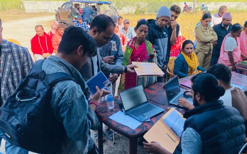 बिर्तामोडमा अपाङ्गता भएका व्यक्तिहरुको लागि स्वास्थ्य शिविर सुरु