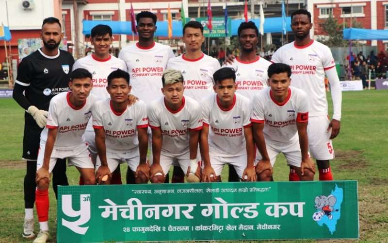 चर्च व्वाइज युनाइटेड मेचीनगर गोल्डकपको फाइनलमा