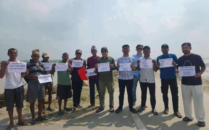 हुलाकी सडक अन्तर्गत अलपत्र कन्काई पुल शीघ्र निर्माणका लागि स्थानीयद्वारा सरकारको ध्यानाकर्षण