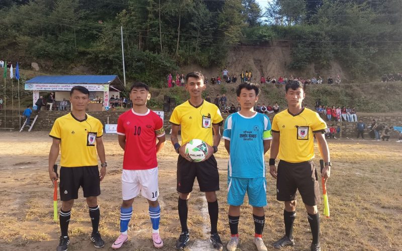 कार्तिके पूर्णिमा मेला पुरुष तथा महिला फुटबल सुरू, उद्घाटन खेलमा आयोजक विजयी