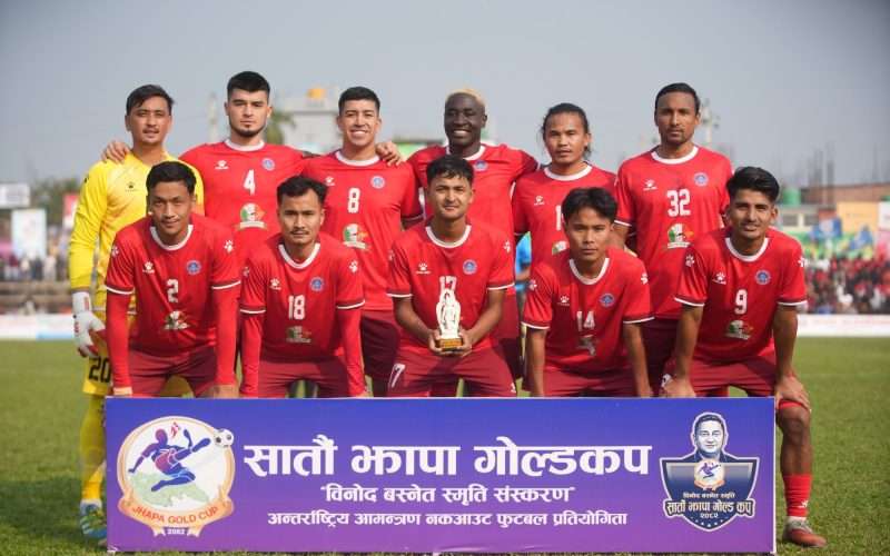 मच्छिन्द्र फुटबल क्लब झापा गोल्डकपको सेमिफाइनलमा