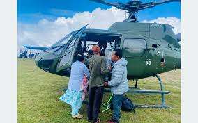 ज्यान जोखिममा परेका ६० गर्भवती तथा सुत्केरीसहित नौ सय पाँच महिलाका हवाई उद्धार